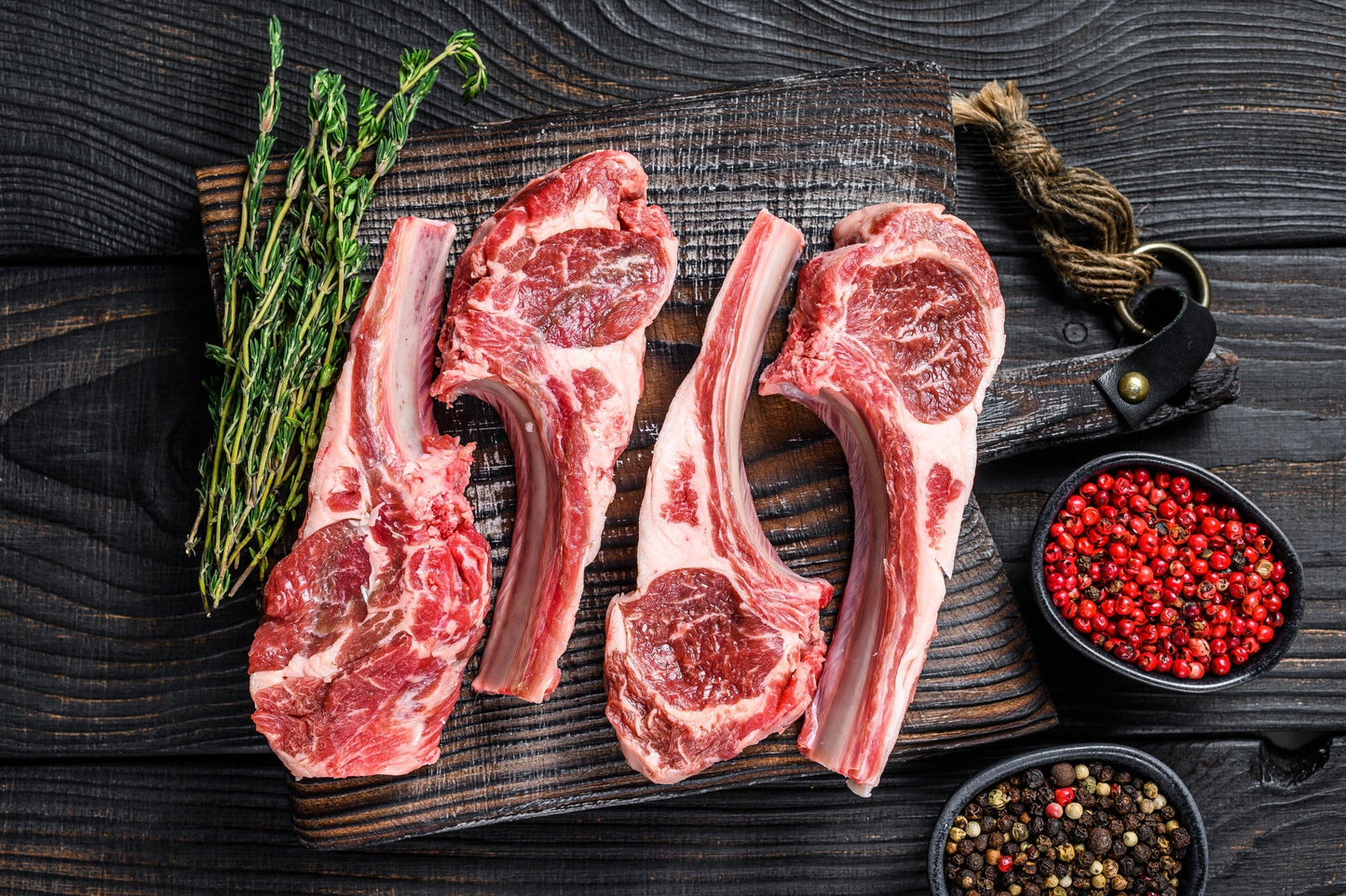 Halal lamb chops