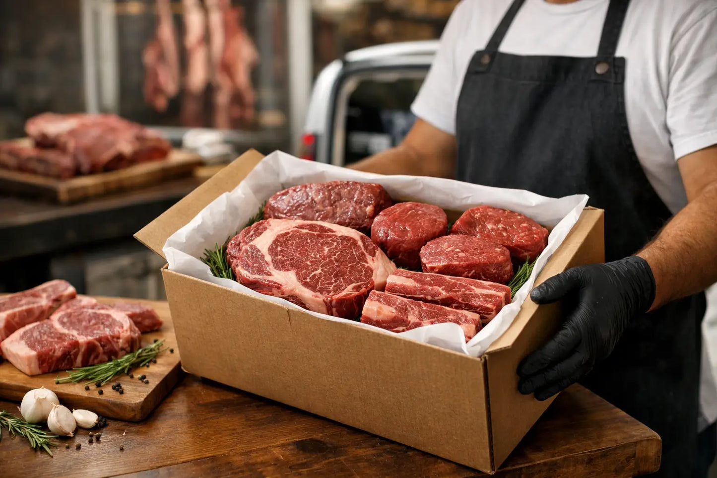 Black Angus Beef Delivery From a Real Butcher