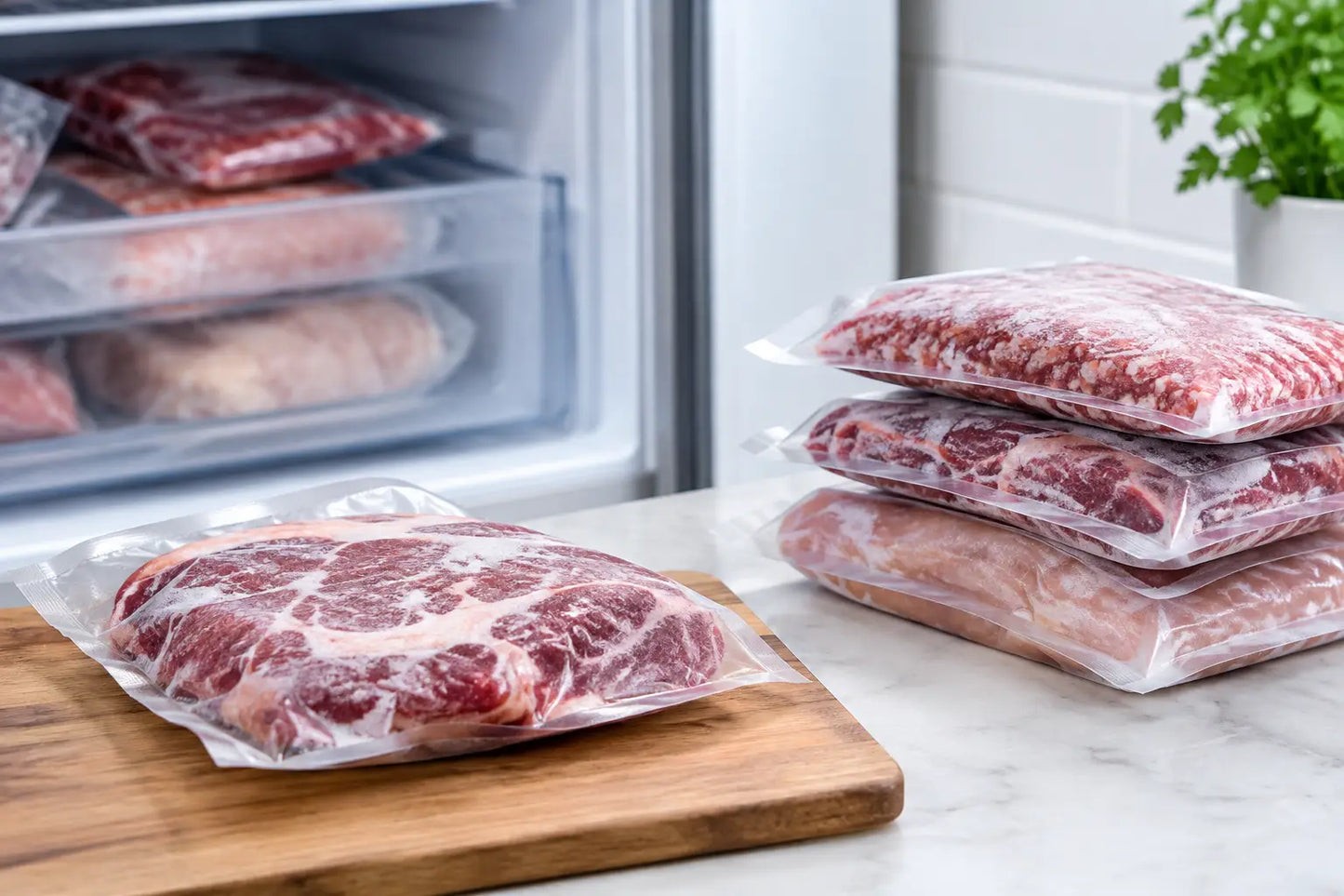 How to Store Frozen Meat Without Freezer Burn