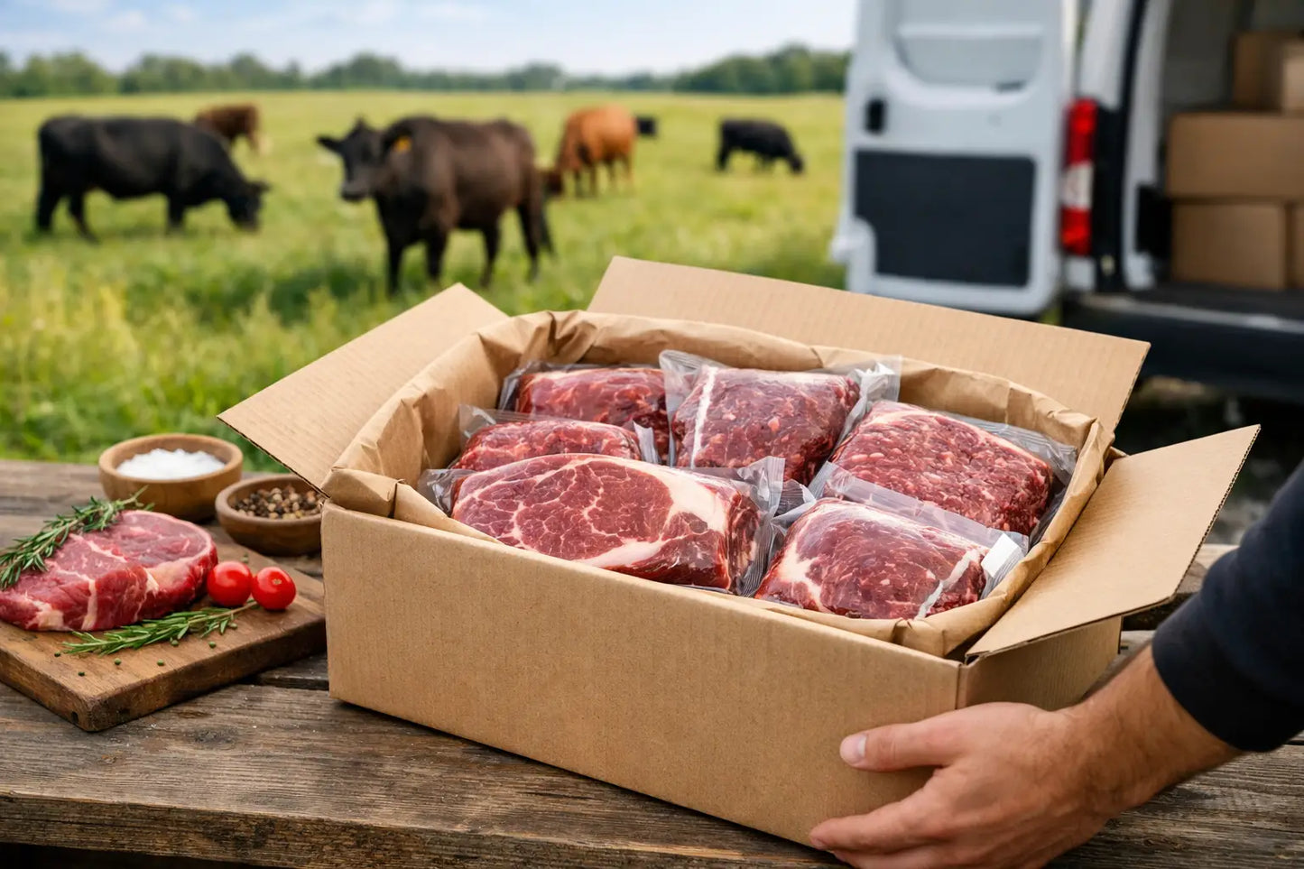 Organic Grass Fed Grass Finished Beef Delivery