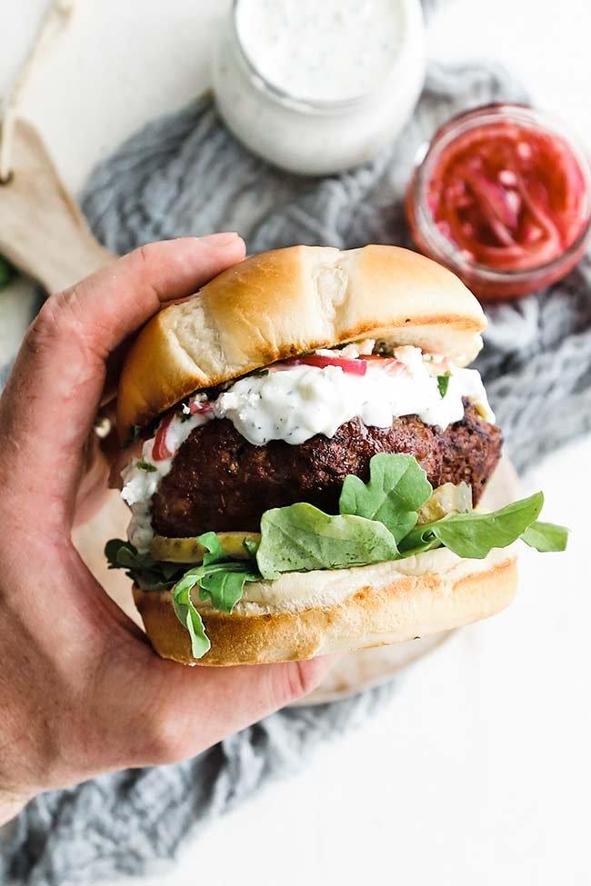 Mediterranean Lamb Burger - BillyDoe Meats