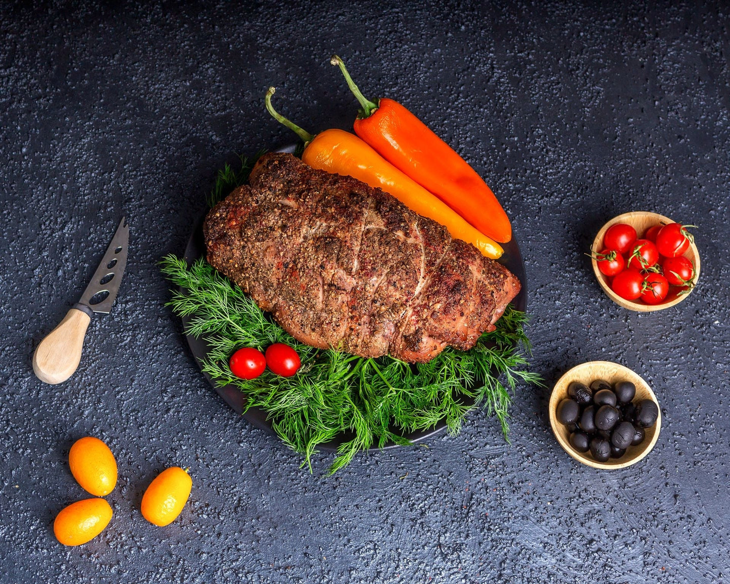Black Angus chuck pot roast with potatoes and carrots