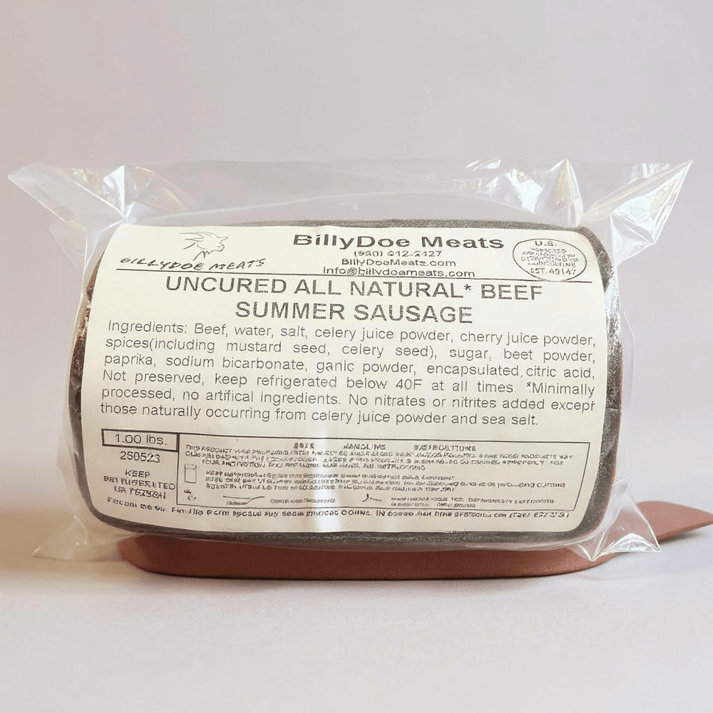 
                  
                    Uncured Beef Summer Sausage
                  
                
