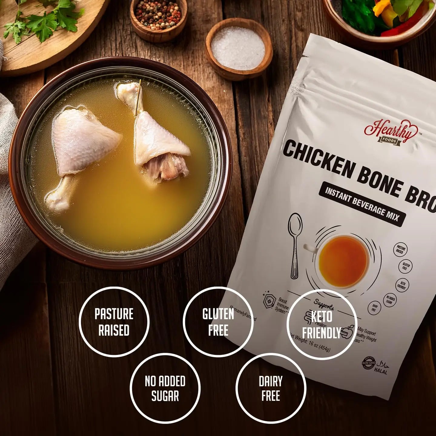 Chicken Bone Broth Powder | BillyDoe Meats Online Butcher & Meat