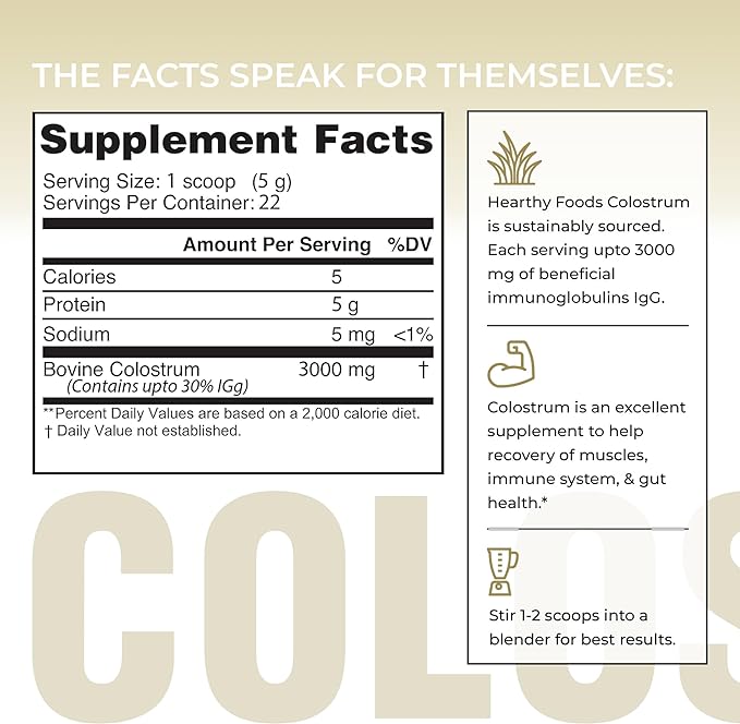 
                  
                    Grass Fed Colostrum Powder
                  
                