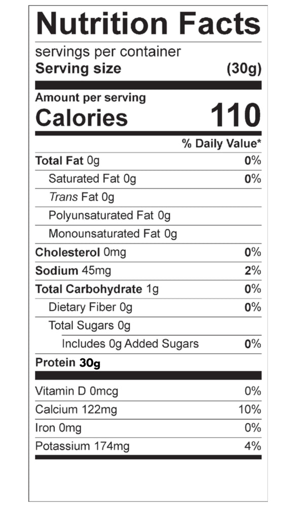 
                  
                    Whey Protein Powder Isolate Unsweetened
                  
                