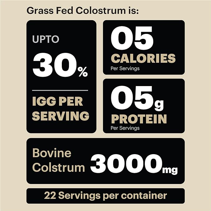 
                  
                    Grass Fed Colostrum Powder
                  
                