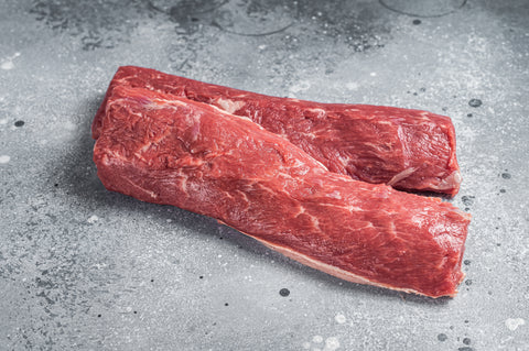Lamb filet cut