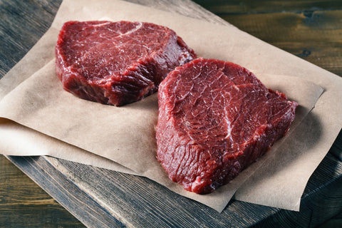Black Angus ranch steak cut