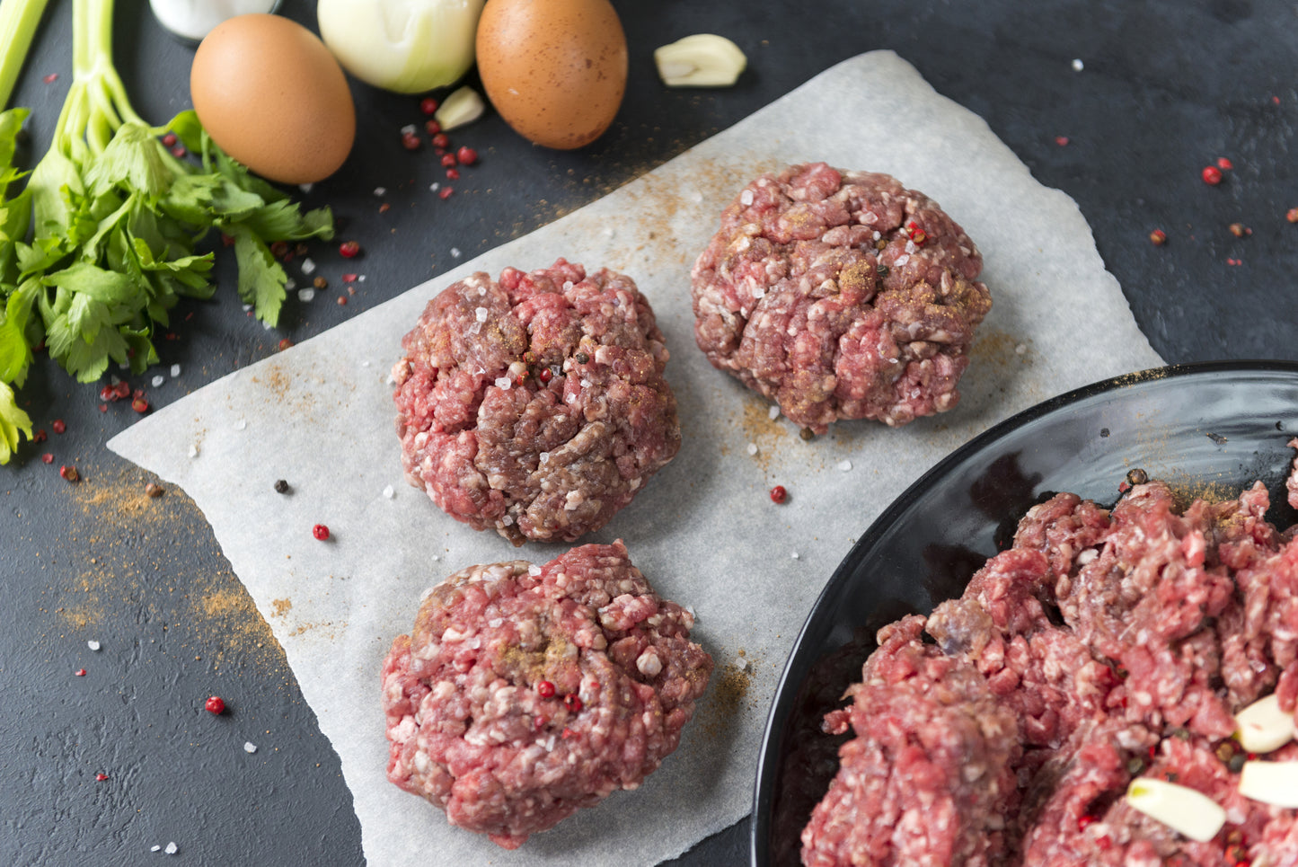 Seasoned Ground Beef Burgers