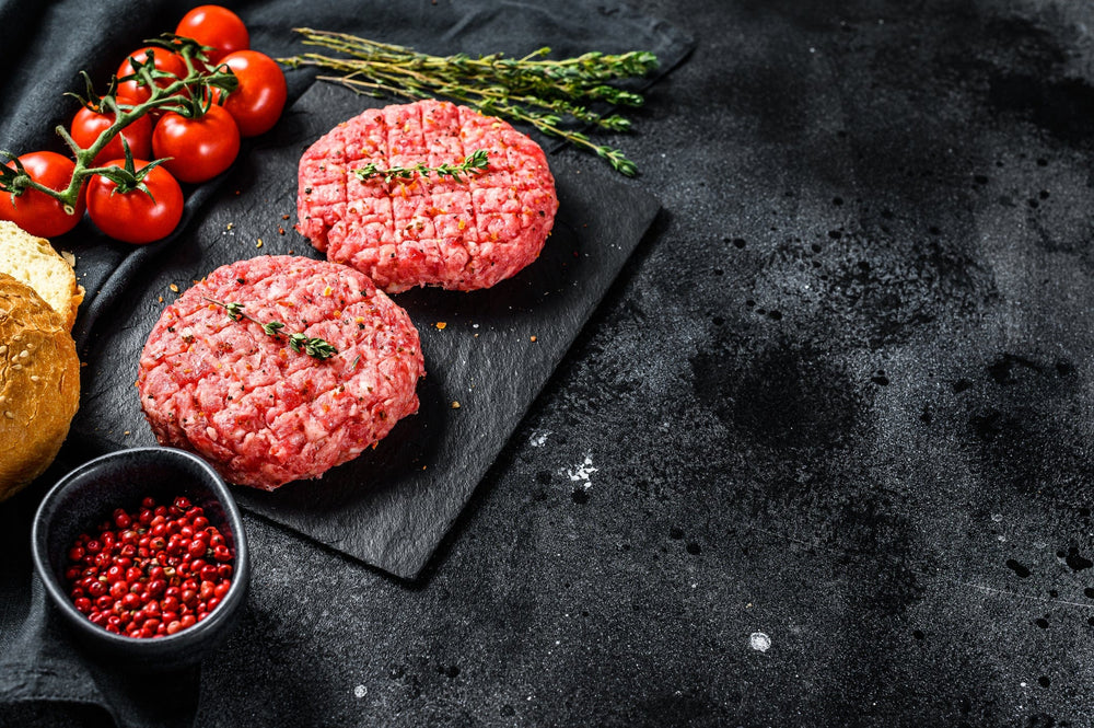 Ground High Fat Burgers Local Offer (3 Pack)