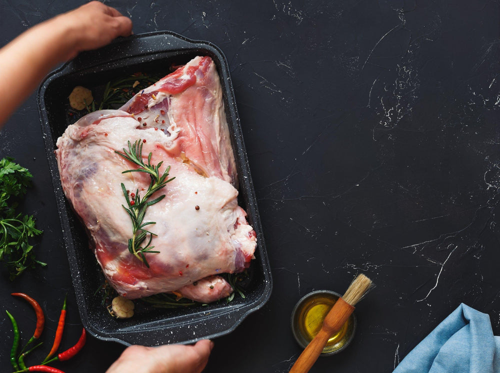 Half Lamb Shoulder For Roast ( Bone In ) ~ 5 -6 LBS - BillyDoe Meats