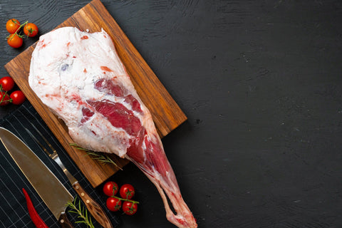 Leg of Lamb (Bone In) ~ 6.5 - 7 LB - BillyDoe Meats