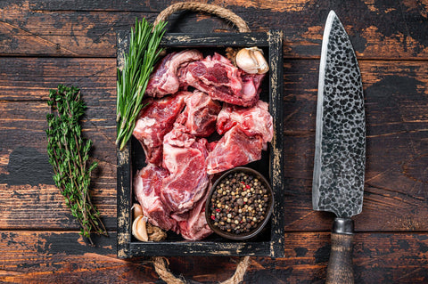 Cubed Goat (Bone-In) ~ 1 LB - BillyDoe Meats