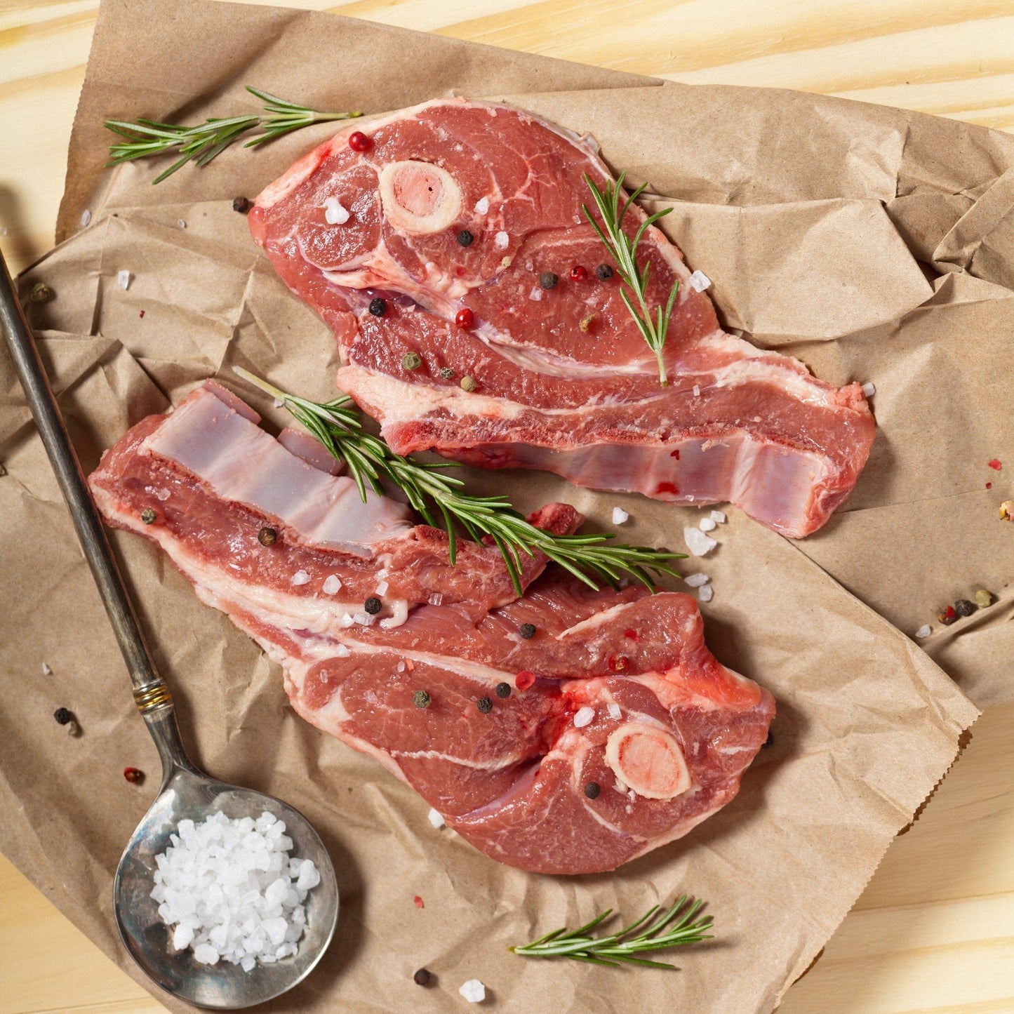 Lamb Shoulder Steak ~ 0.9 - 1 LB - BillyDoe Meats